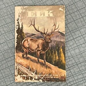 Vintage Elk Wildlife Booklet